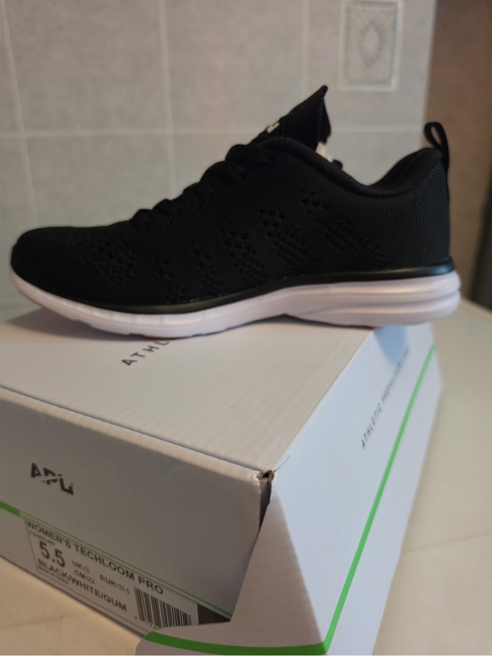 APL Women's Techloom Pro Athletic Shoe - Black/White